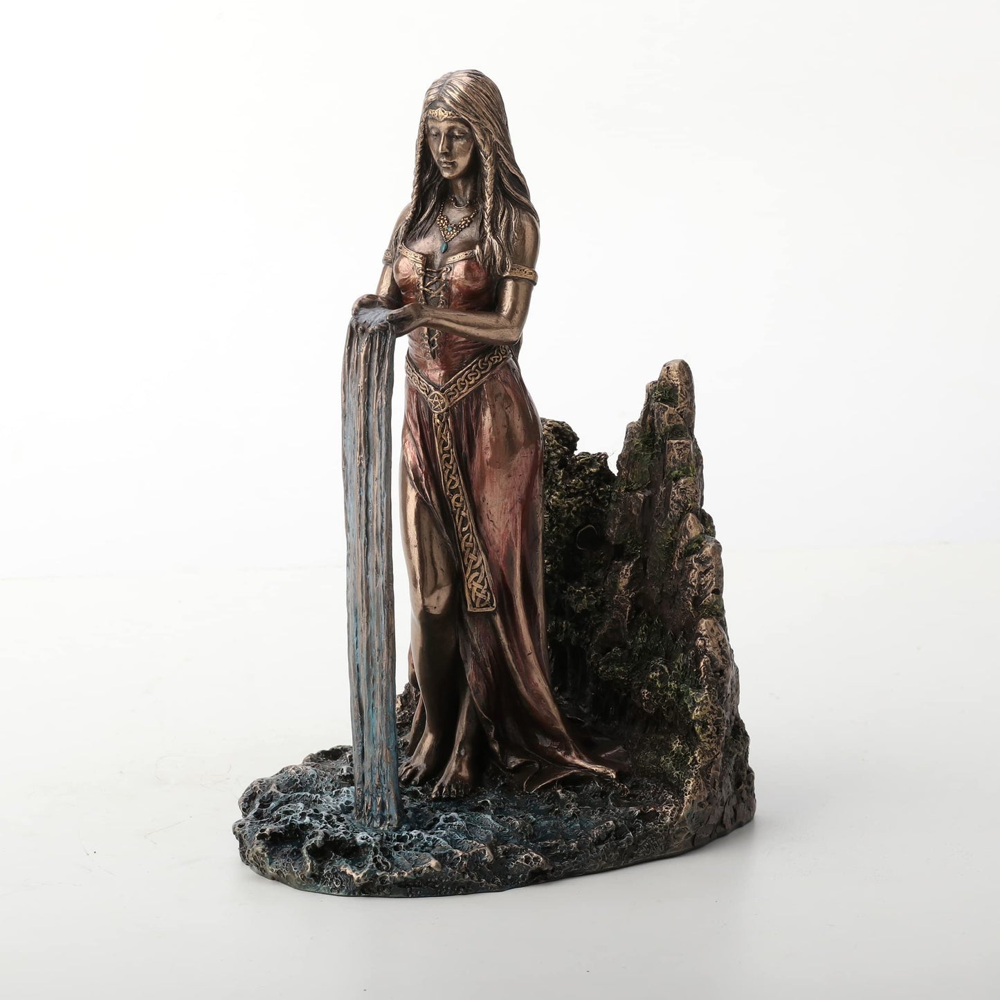 Veronese Design 9 Inch Celtic Matriarch Goddess Danu Resin Sculpture Bronze Finish