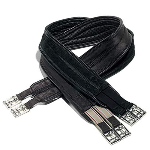 Ovsellerie Ovation Airform Chafeless Cushioned Textured Soft Horse Girth, Black, 52