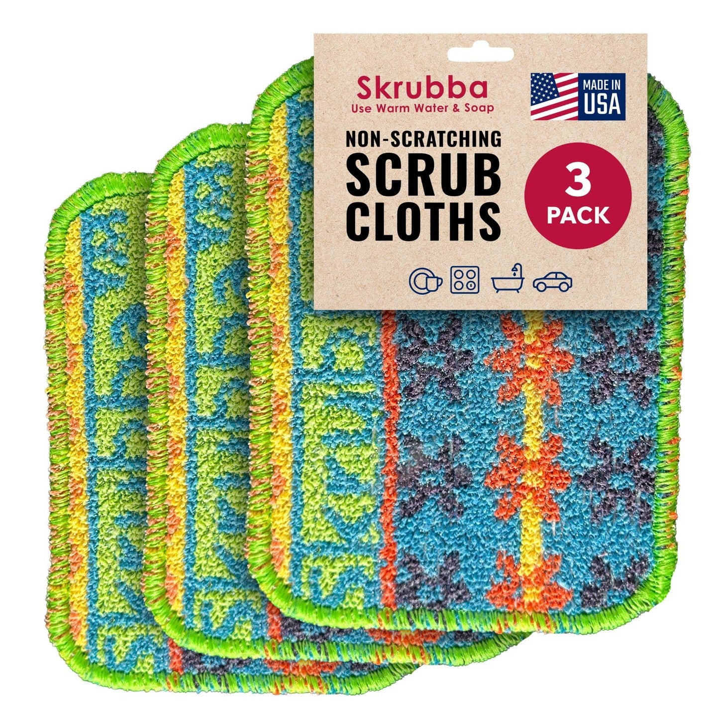 Wet-it Skrubba New European Scrubby Non-Scratching Scouring Pad