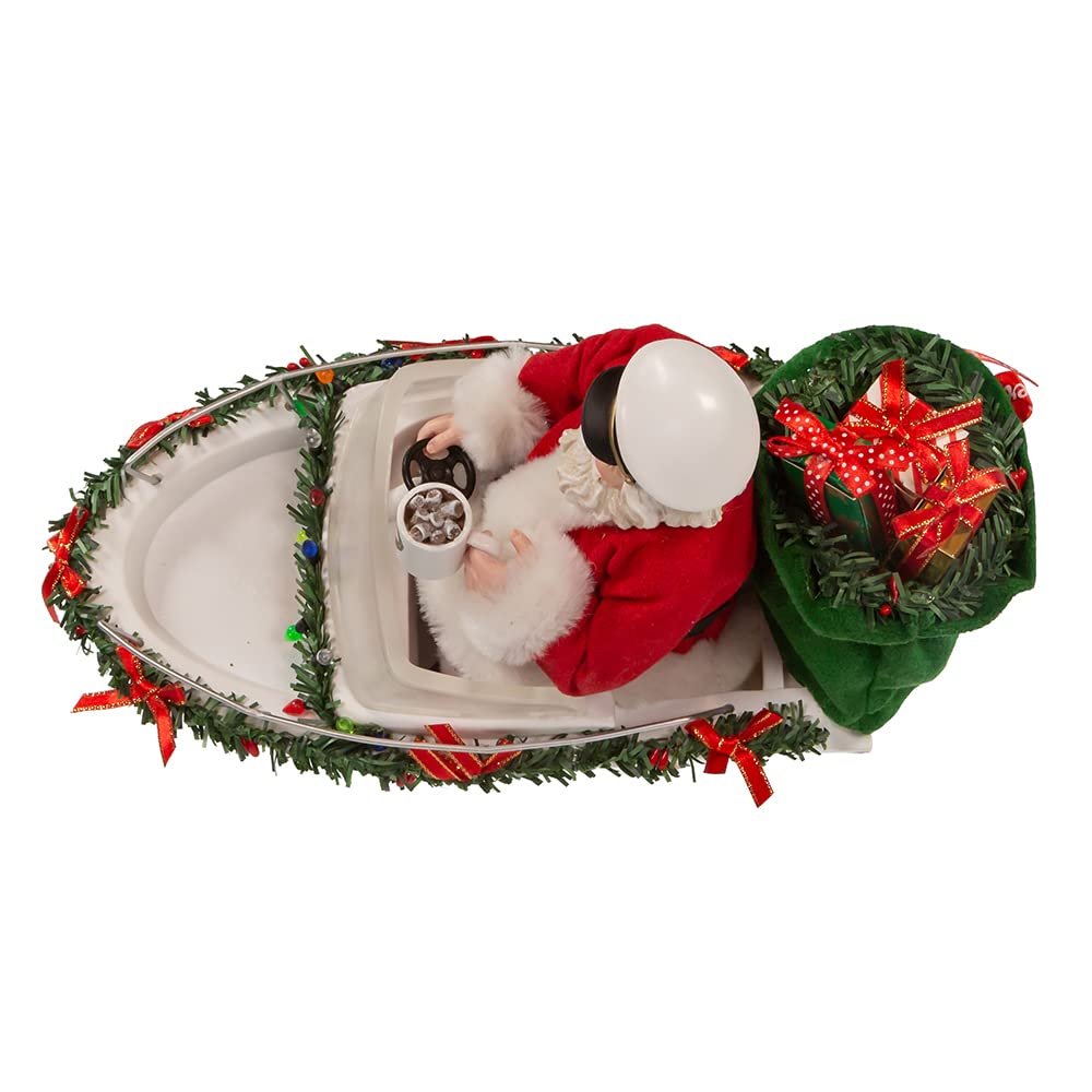 Kurt Adler 8-Inch Fabriché Boat Captain Santa