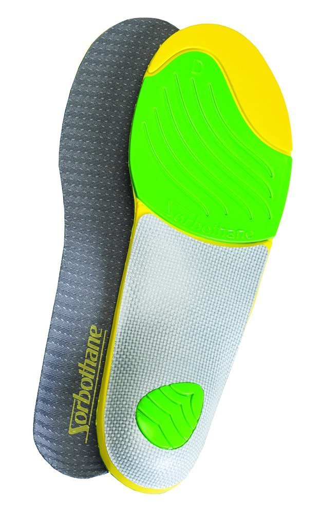 Sorbothane Ultra Plus Arch Insole (E: Women's 12, Men's 9.5-10.5 (Metric 42-44))