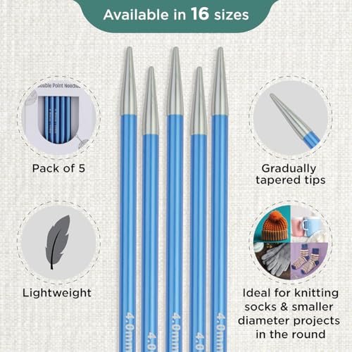 KnitPro Zing Double Pointed Needles 8" (20cm)