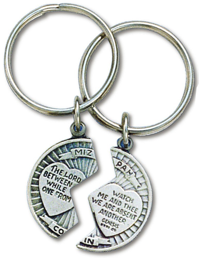 H. J. Sherman Mizpah Key Ring Set Genesis 31:49