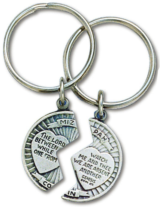 H. J. Sherman Mizpah Key Ring Set Genesis 31:49