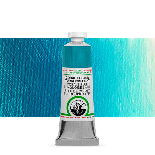 Old Holland Classic Oil Color - Cobalt Blue Turquoise Light 40ml Tube 40ml Tube
