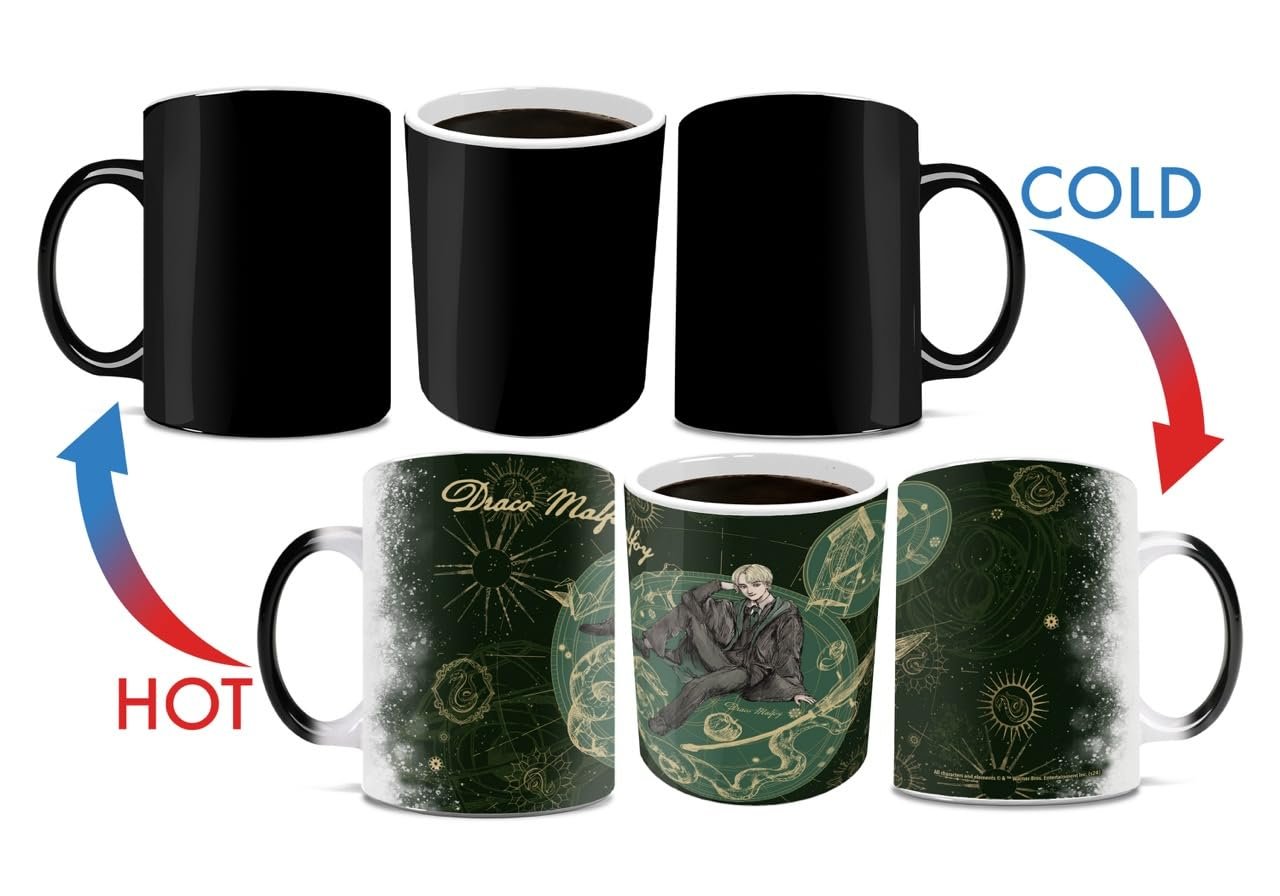 Morphing Mugs Harry Potter - Holiday Magic - One 11 oz Color Changing Ceramic Mug – Image Revealed When HOT Liquid Is Added!