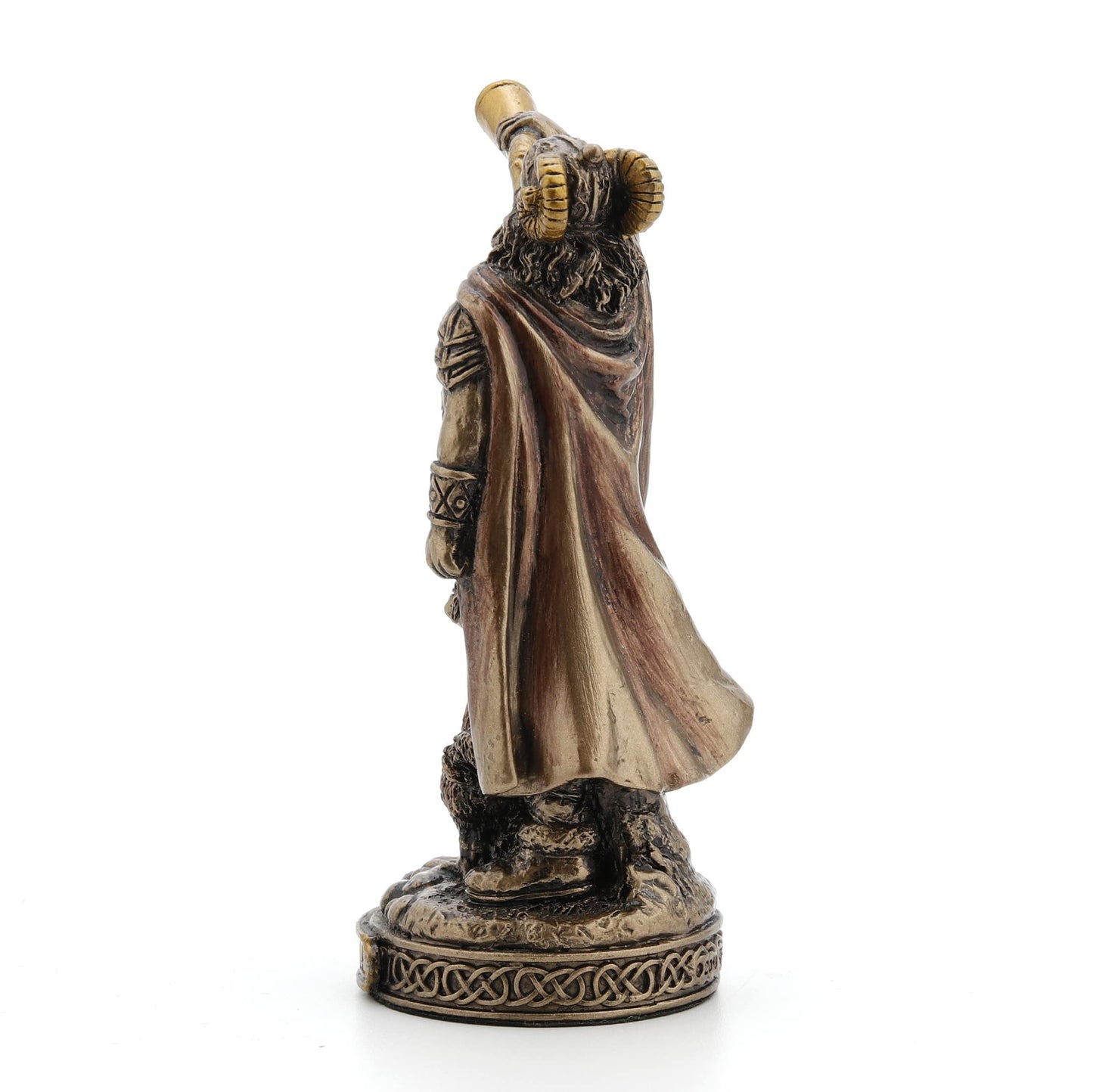 Veronese Design Heimdall The Norse Guardian of The Bifrost Hand Painted Bronze Finish Miniature Figurine