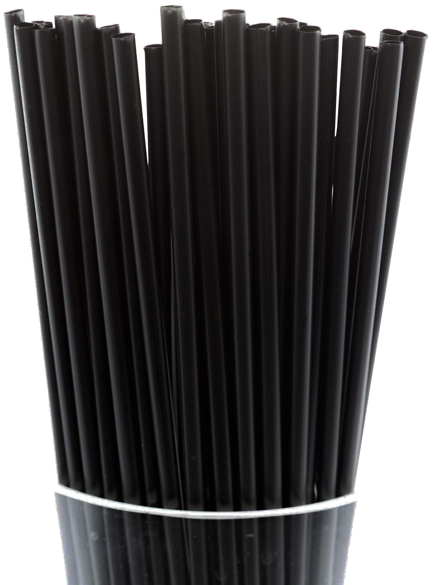 Made in USA Pack of 250 Unwrapped Plastic Drinking Straws