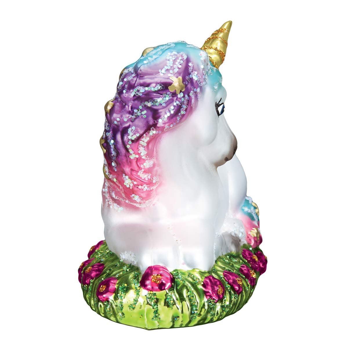 Old World Christmas Baby Unicorn Ornament, Multi