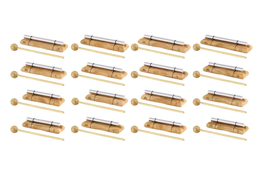 16-Piece Energy Chime Set with Mallets For Meditation, Sound Healing, Yoga and Classrooms — Long Resonance Pure Tone