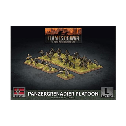Flames of War: Late War: German: Panzergrenadier Platoon (GBX169)