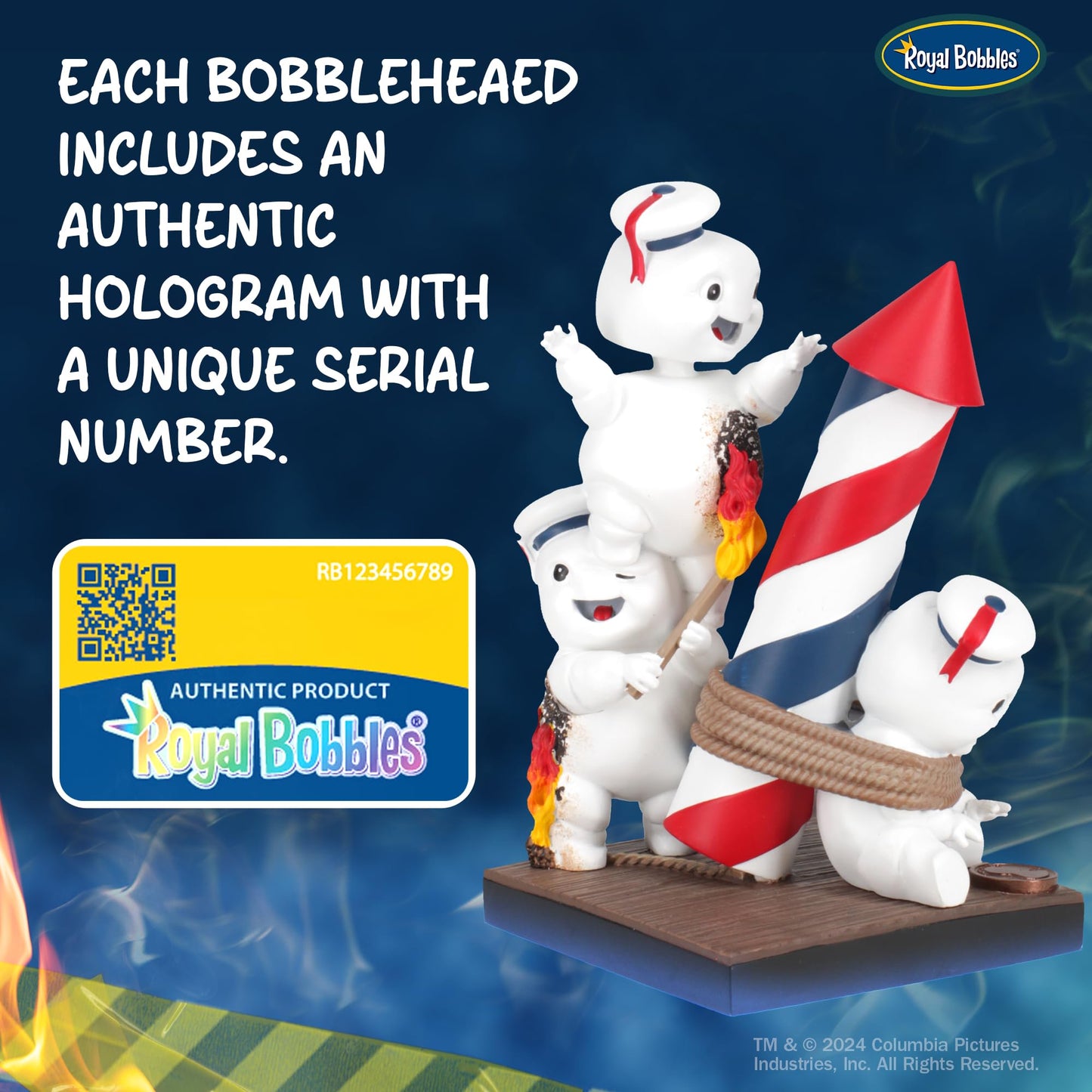 Royal Bobbles Ghostbusters: Afterlife Mini-Pufts Rocket Bobblescape – 6 Inches Tall – Collectible Bobblehead Statue