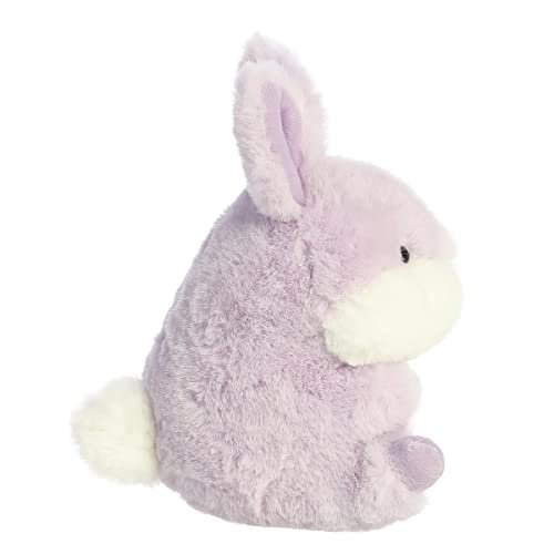 Aurora® Round Rolly Pet™ Bunny Lavender™ Stuffed Animal - Adorable Companions - On-The-Go Fun - Lavender 5 Inches