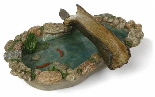 Woodland Knoll Miniature Fairy Garden Tree Bridge Pond MG283