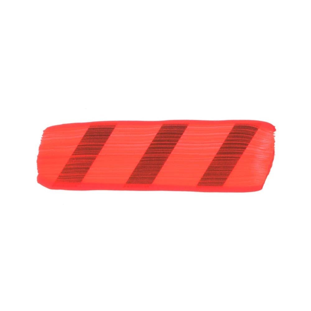 GOLDEN Heavy Body Acrylics, Fluorescent Red, 2 fl. oz. Tube, Professional Acrylic Paint, Transparent