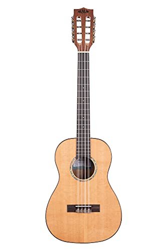 Kala Brand Music Co. Solid Cedar Top Acacia, 8-String Ukulele, Natural, Baritone (KA-SCAC-B8)
