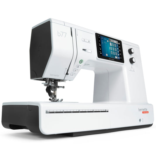 Bernette B77 with 8-Piece Feet Set Included - Versatile Machine for All Skill Levels - Effortless Stitching & Quality Craftsmanship Unleashes Creative Possibilities | Redefine Your Sewing Experience