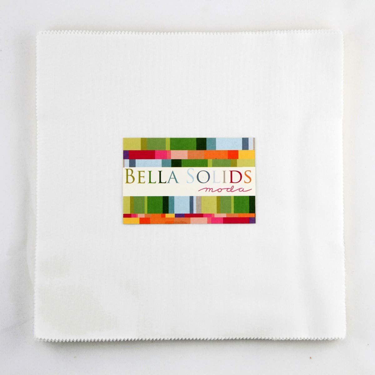 Moda Bella Solids White Junior Layer Cake