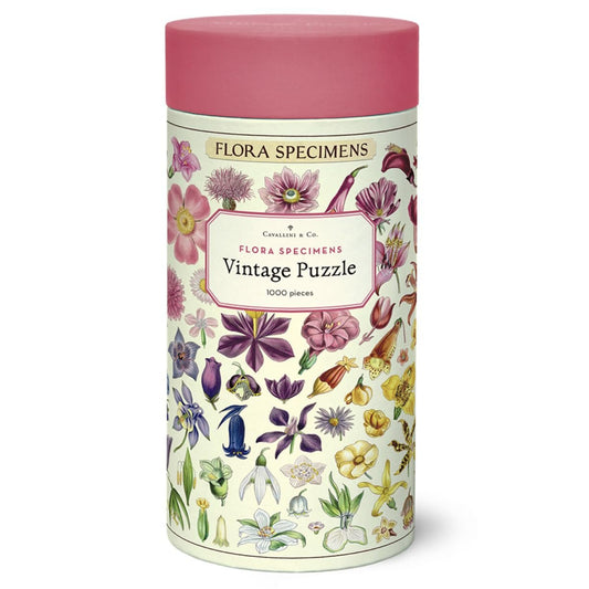 Cavallini & Co. Flora Specimens Puzzle- 1000 Pieces