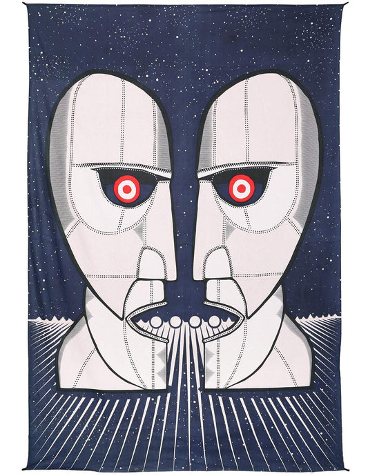 Sunshine Joy Pink Floyd Division Bell Twin Heads Tapestry Psychedelic Wall Art Huge 60x90 Inches
