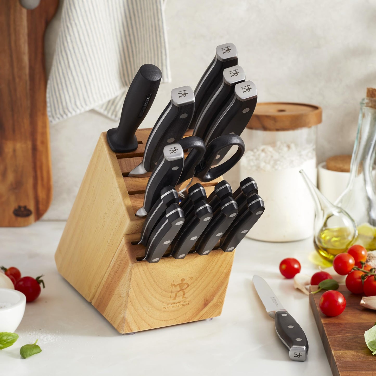 HENCKELS Forged Premio 17-pc Knife Block Set