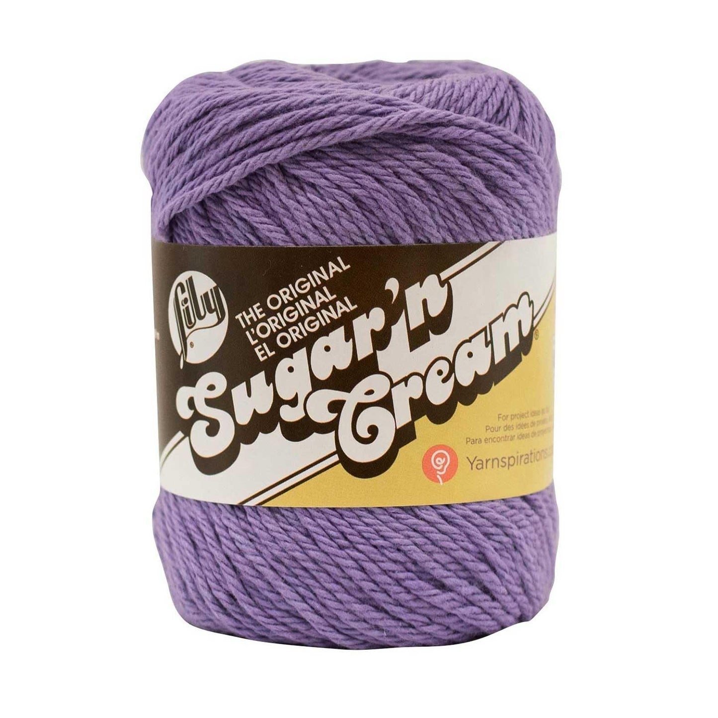 Bulk Buy: Lily Sugar 'n Cream Solids 100% Cotton Yarn (3-Pack) (Hot Purple #1317)