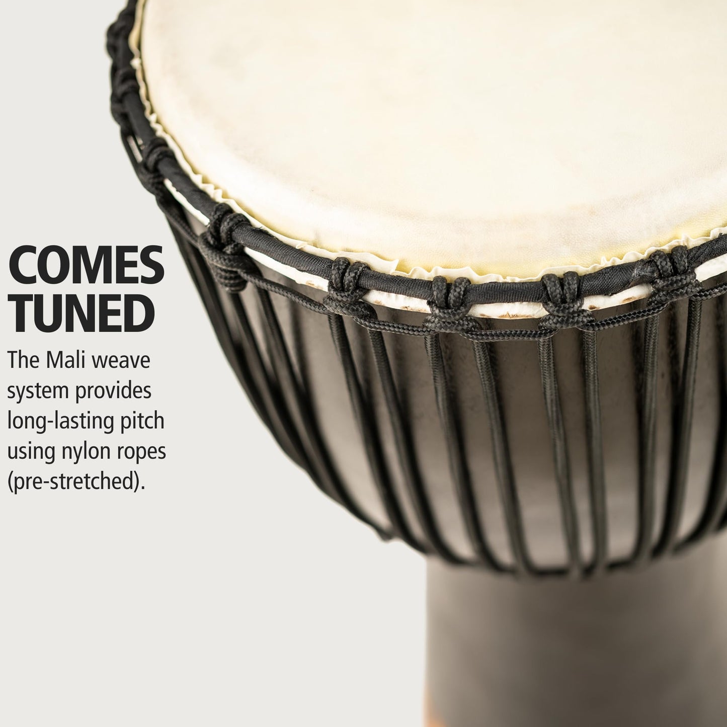 Carved Mahogany Djembe