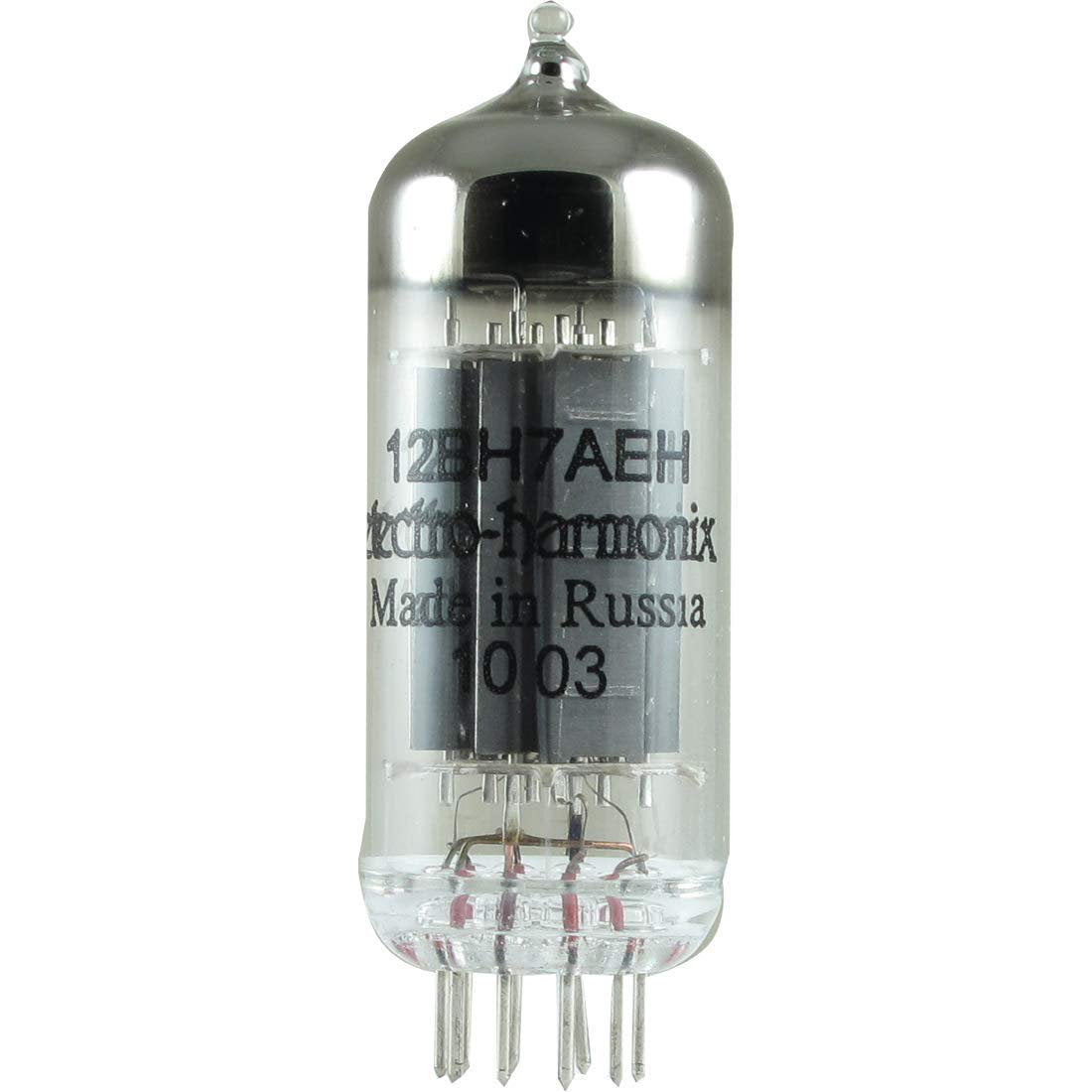 Electro-Harmonix 12BH7 Vacuum Tube - Glass - Audio Equipment - Preamp Tube - Single Item - 1 Pack