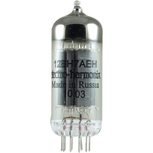Electro-Harmonix 12BH7 Vacuum Tube - Glass - Audio Equipment - Preamp Tube - Single Item - 1 Pack