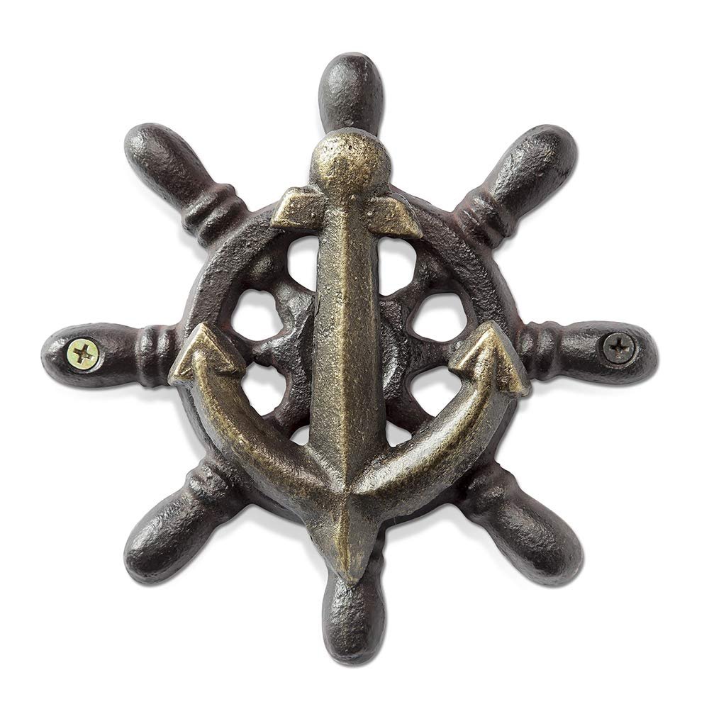 Anchor and Ship's Wheel Doorknocker
