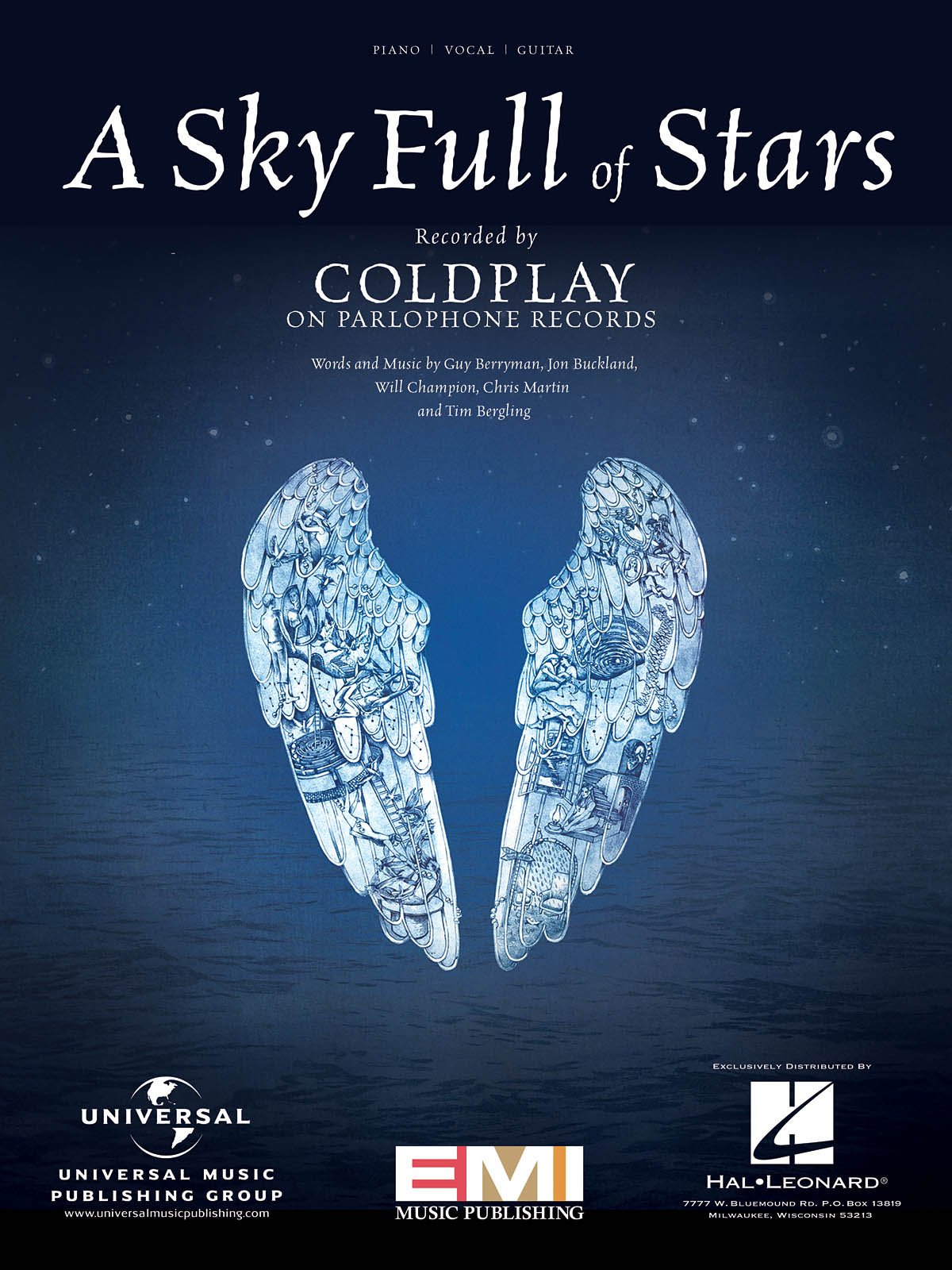 Coldplay - A Sky Full of Stars - Sheet Music Single