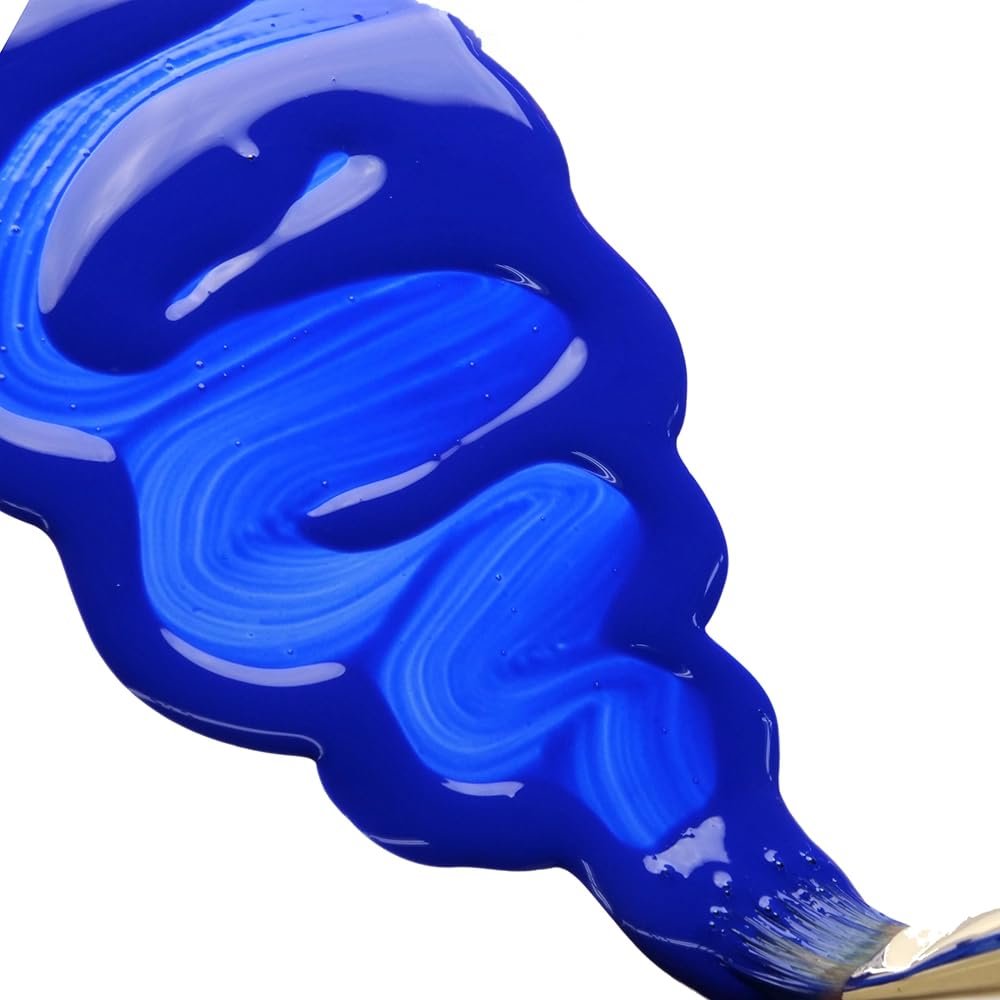 High Flow Acrylics by GOLDEN, Ultramarine Blue, 16 fl. oz. Bottle, Professional Acrylic Paint, Semi-Transparent