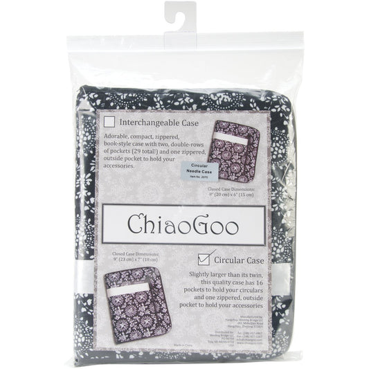 ChiaoGoo White Ribbon Circular Needle Case (2070)