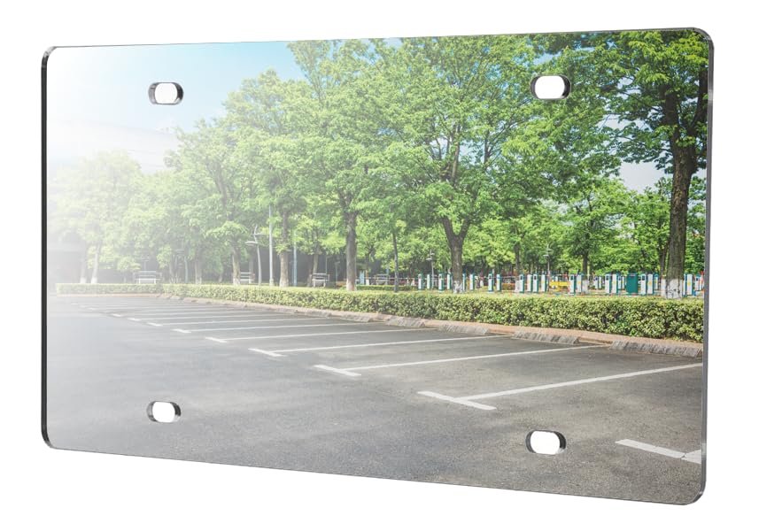 Mirrored Blank License Plates by Marketing Holders