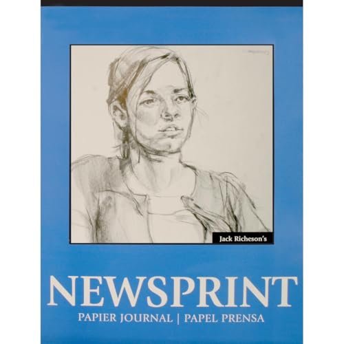 Jack Richeson Rough Newsprint 9" x 12" 100 Sheet