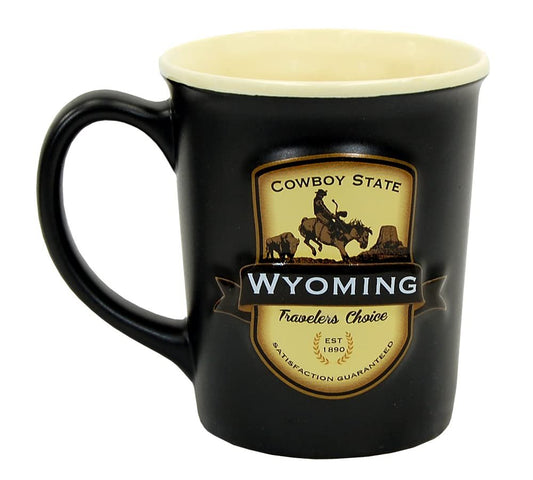 Americaware Wyoming 18oz. Emblem Coffee Mug