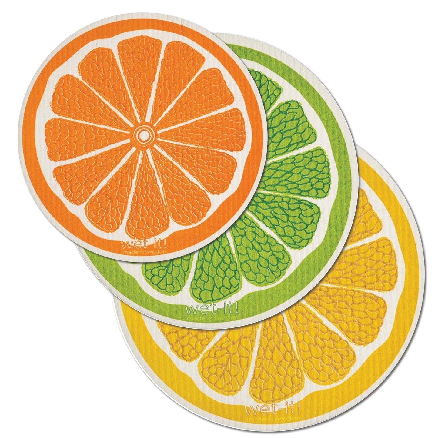 Wet-It! Swedish Dishcloth States – Reusable Paper Towels, Highly Absorbent & Biodegradable Dish Cloths, Non-Scratch, Durable, Machine Washable Cleaning Towels