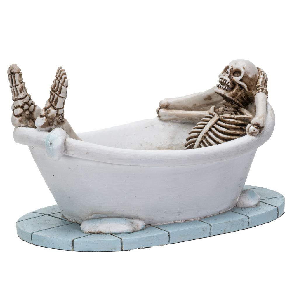 Pacific Giftware Life After Death Skull in The Bath Tub After Life Collection Home Decor Resin Figurine