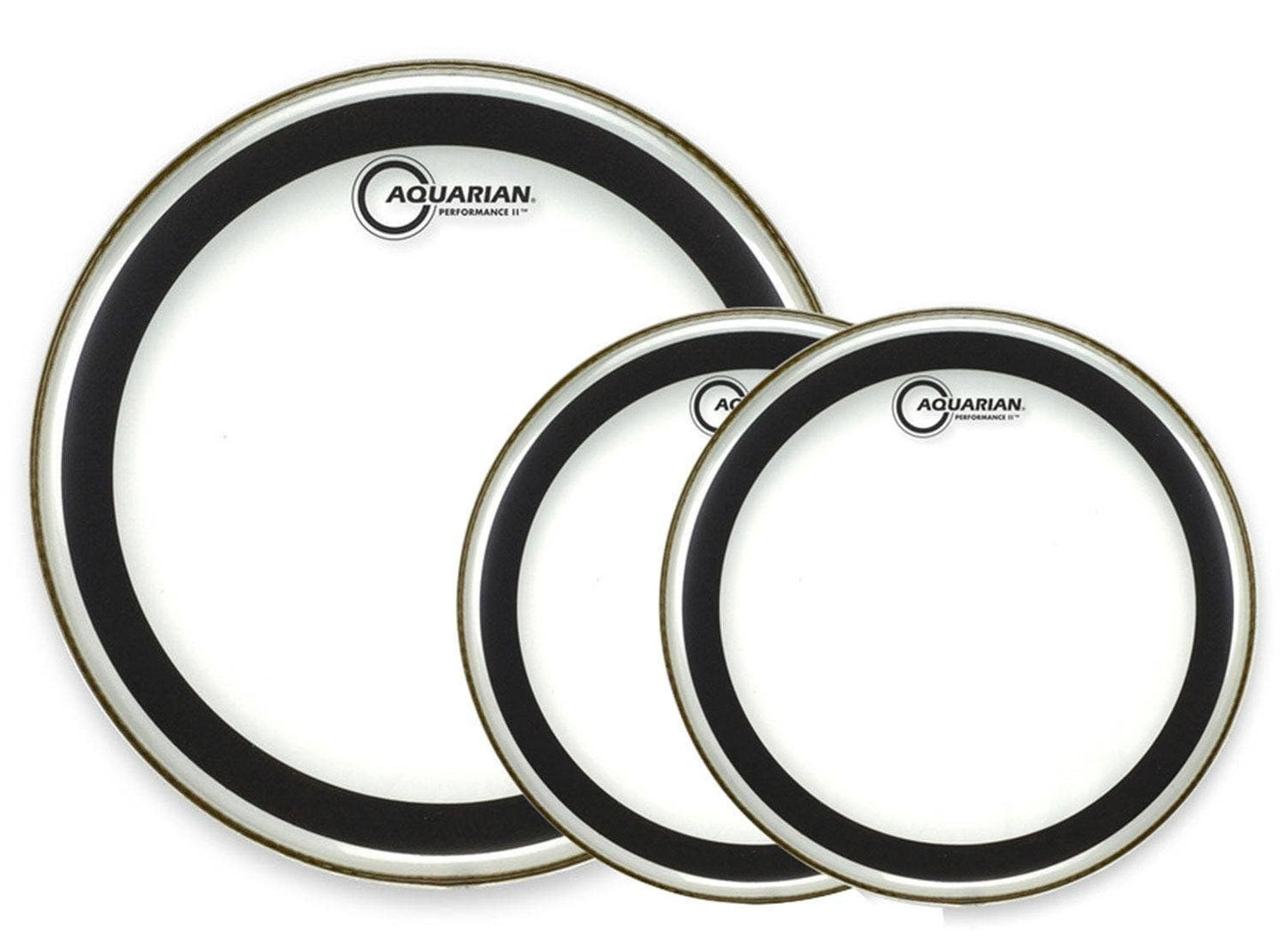 Performance II Clear Drum Head Value Pack 12" 13" 16"