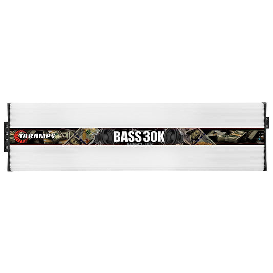 Taramps Bass 30k 1 Ohm 1 Channel 30000 Watts RMS Class D Monoblock Digital Car Audio Amplifier with Crossover, Low/High Pass, Bass Boost, Gain Control, Bass30k, Great Performance for Subwoofers