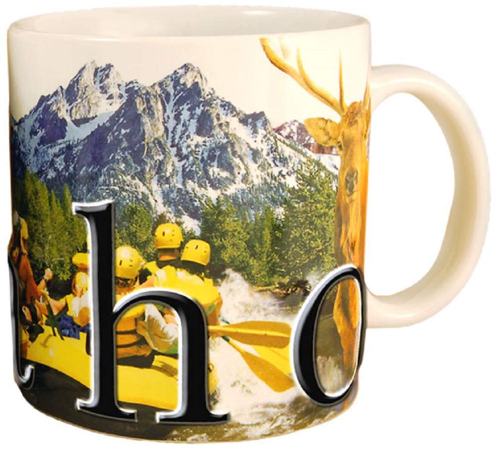 Americaware Idaho 18oz. Color Relief Coffee Mug