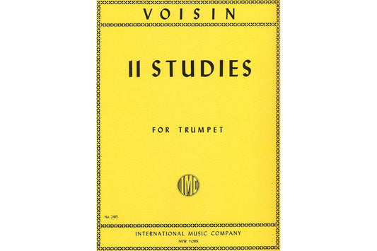 Voisin - 11 Studies For Trumpet (No. 2415)