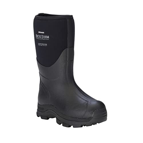 Dryshod Arctic Storm Winter Boot | Mid-Calf Height |Black/Grey | Waterproof | Extreme Cold |Men
