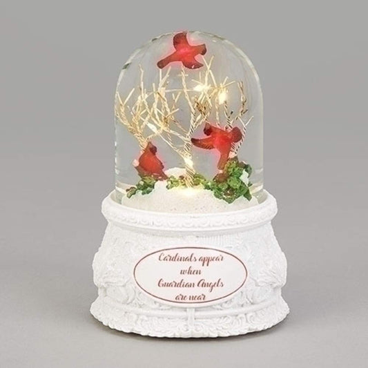 Roman 133616 Musical Led Dome Cardinal Tress, 6.25 inch, Multicolor