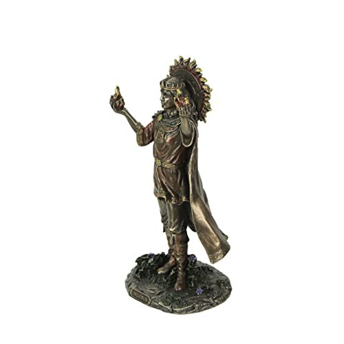 Veronese Design 9 1/4 Inch Belenus Celtic Sun God Cold Cast Resin Antique Bronze Finish Statue