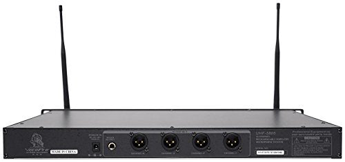 Vocopro UHF58059 Rec 4 Ch Wrls Mic System