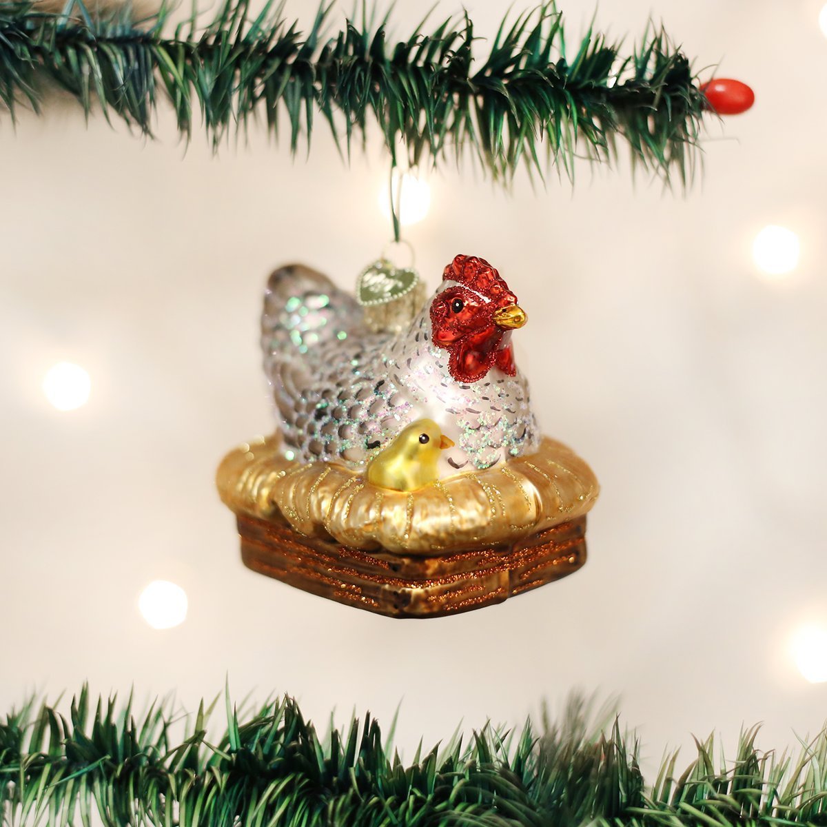 Old World Christmas Ornaments: Fireman Collection Glass Blown Ornaments for Christmas Tree