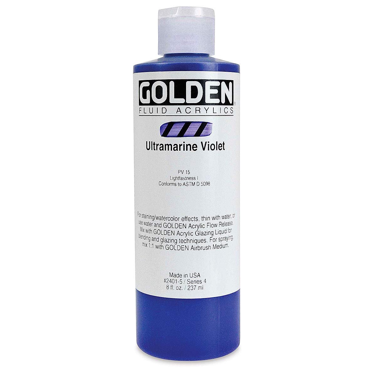 Golden Fluid Acrylics - Ultramarine Violet -8 oz bottle