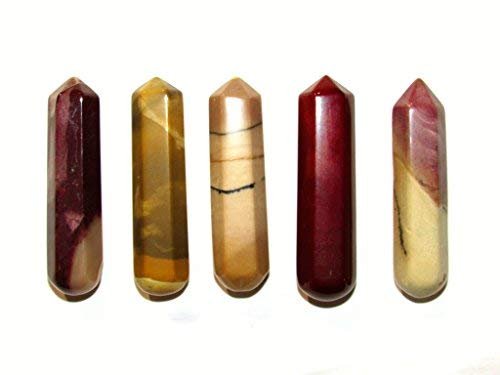 Zentron Crystal Collection: 60MM All Natural Gemstone Crystal 2"+ Wand and Velvet Pouch