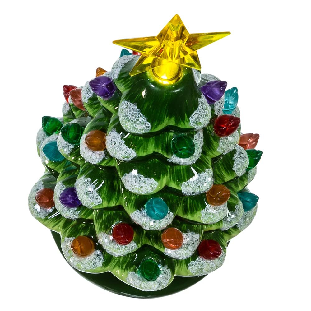 Kurt Adler C9537 Table Piece, 5.5 inch, Green